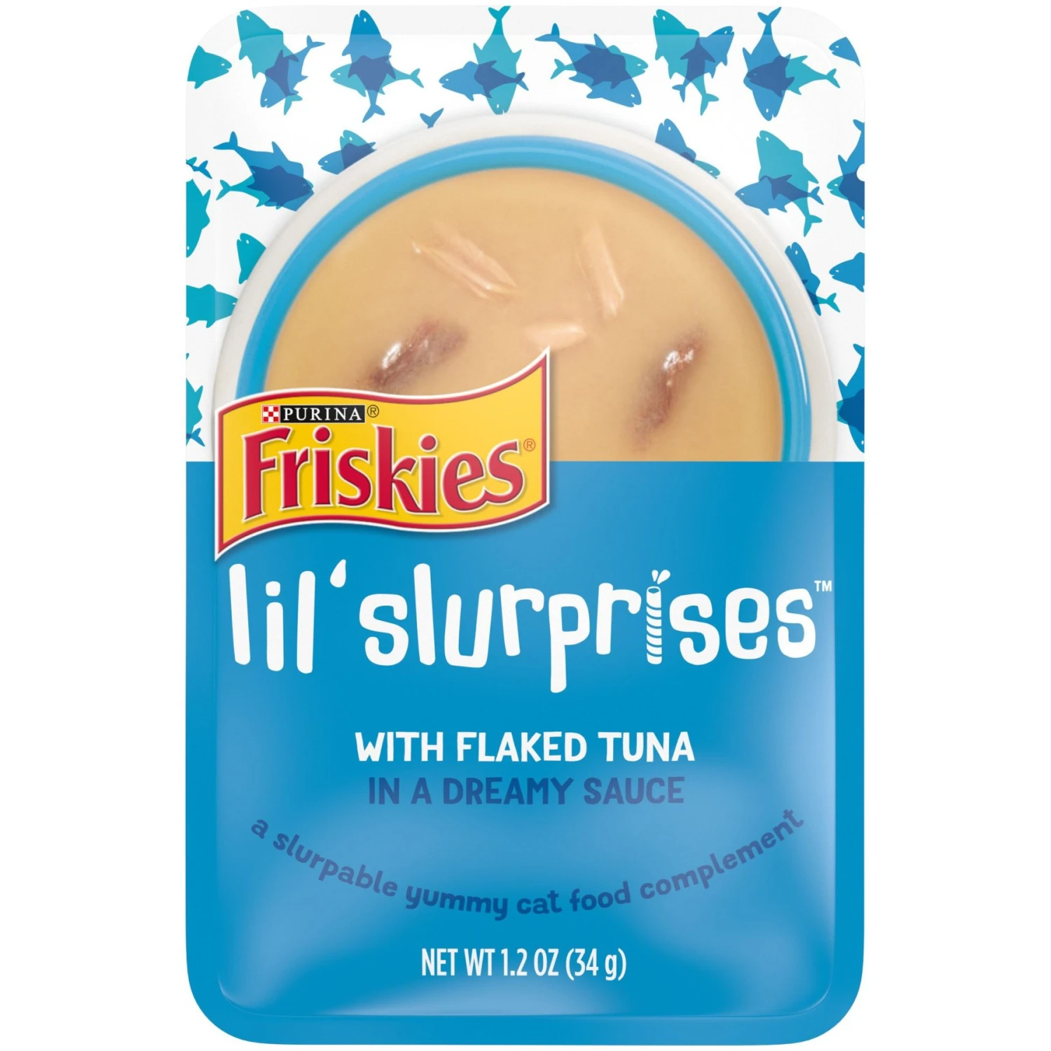 Friskies Lil Slurprises With Flaked Tuna In Dreamy Sauce Wet Cat Food Topper 3 Friskies Lil Slurprises With Flaked Tuna In Dreamy Sauce Wet Cat Food Topper