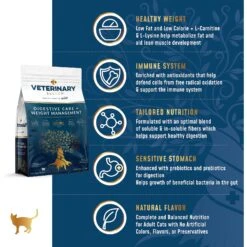 Veterinary Select Digestive Care + Weight Management Dry Cat Food, 4-lb Bag -Furry Friends 238583 PT3. AC SS1800 V1591728469