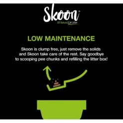 Skoon Unscented Non-Clumping Cat Litter & Disposable Litter Box -Furry Friends 239879 PT5. AC SS1800 V1612368439