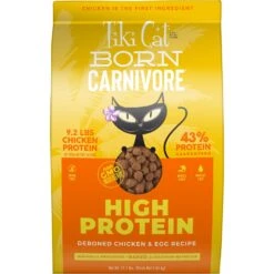 Tiki Cat Born Carnivore Chicken & Egg Grain-Free Dry Cat Food