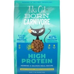 Tiki Cat Born Carnivore Herring & Salmon Grain-Free Dry Cat Food