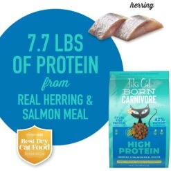 Tiki Cat Born Carnivore Herring & Salmon Grain-Free Dry Cat Food -Furry Friends 239942 PT3. AC SS1800 V1702938068