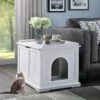 Unipaws Decorative Cat Litter Box Enclosure -Furry Friends 241607 MAIN. AC SS1800 V1600392090