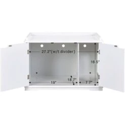 Unipaws Decorative Cat Litter Box Enclosure -Furry Friends 241607 PT7. AC SS1800 V1631606820