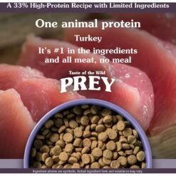Taste Of The Wild PREY Turkey Formula Limited Ingredient Recipe Dry Cat Food 13 Taste Of The Wild PREY Turkey Formula Limited Ingredient Recipe Dry Cat Food -Furry Friends 242828 PT3. AC SS1800 V1641251492