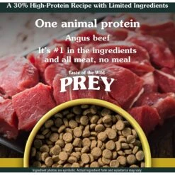 Taste Of The Wild PREY Angus Beef Formula Limited Ingredient Recipe Dry Cat Food -Furry Friends 242829 PT3. AC SS1800 V1641256586