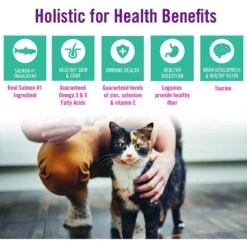 Chicken Soup For The Soul Salmon & Legumes Recipe Grain-Free Dry Cat Food 14 Chicken Soup For The Soul Salmon & Legumes Recipe Grain-Free Dry Cat Food -Furry Friends 244610 PT5. AC SS1800 V1596123668