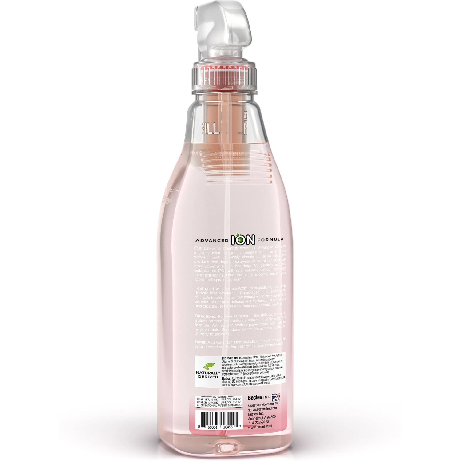 Ion Fusion Professional ION Formula Acai Pomegranete Cat Urine & Odor Destroyer, 32-oz Bottle 5 Ion Fusion Professional ION Formula Acai Pomegranete Cat Urine & Odor Destroyer, 32-oz Bottle - Image 3