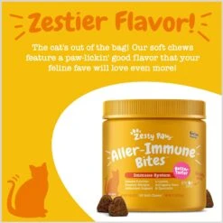 Zesty Paws Aller-Immune Bites Bacon Flavored Supplement For Cats -Furry Friends 249421 PT2. AC SS1800 V1696961126