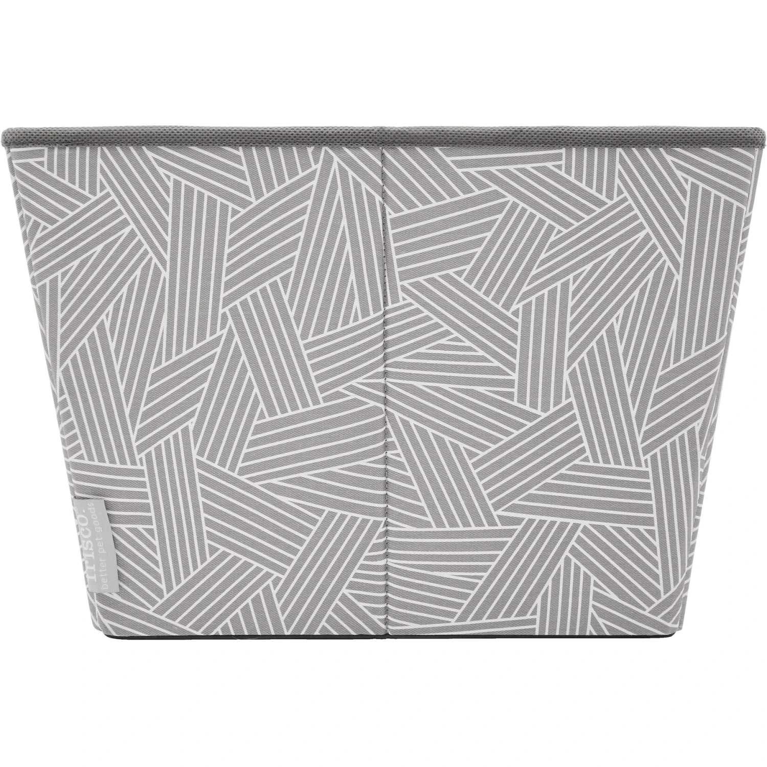 Frisco Rectangle Collapsible Pet Toy Storage Bin, Gray Basket Weave 8 Frisco Rectangle Collapsible Pet Toy Storage Bin, Gray Basket Weave - Image 6
