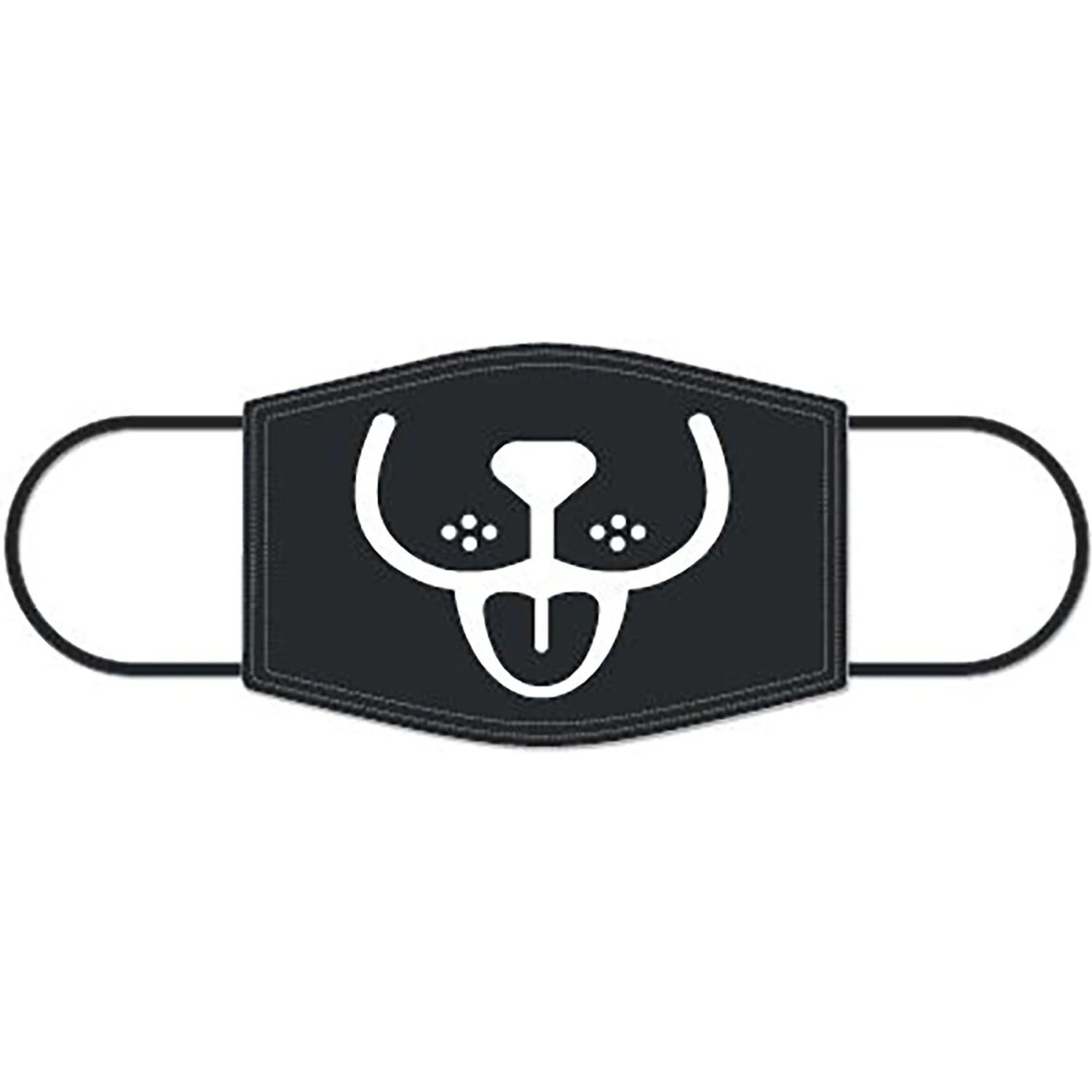 Natural Blue Dog Print Face Mask 3 Natural Blue Dog Print Face Mask