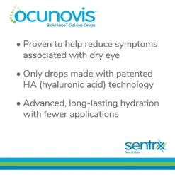 Ocunovis Dog & Cat Gel Eye Drops 18 Ocunovis Dog & Cat Gel Eye Drops -Furry Friends 250700 PT7. AC SS1800 V1613590278