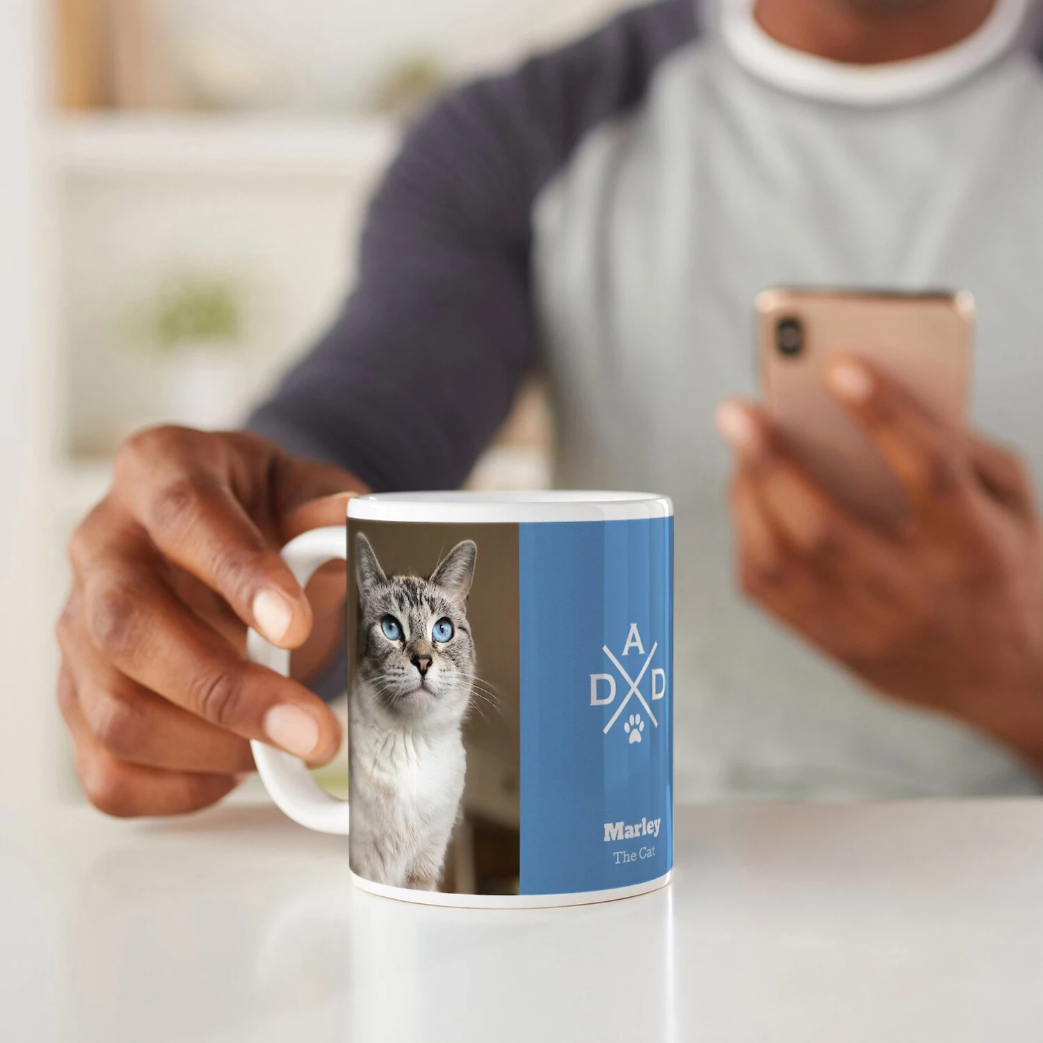 Frisco "Dad" Personalized Coffee Mug, 11-oz 6 Frisco "Dad" Personalized Coffee Mug, 11-oz - Image 4