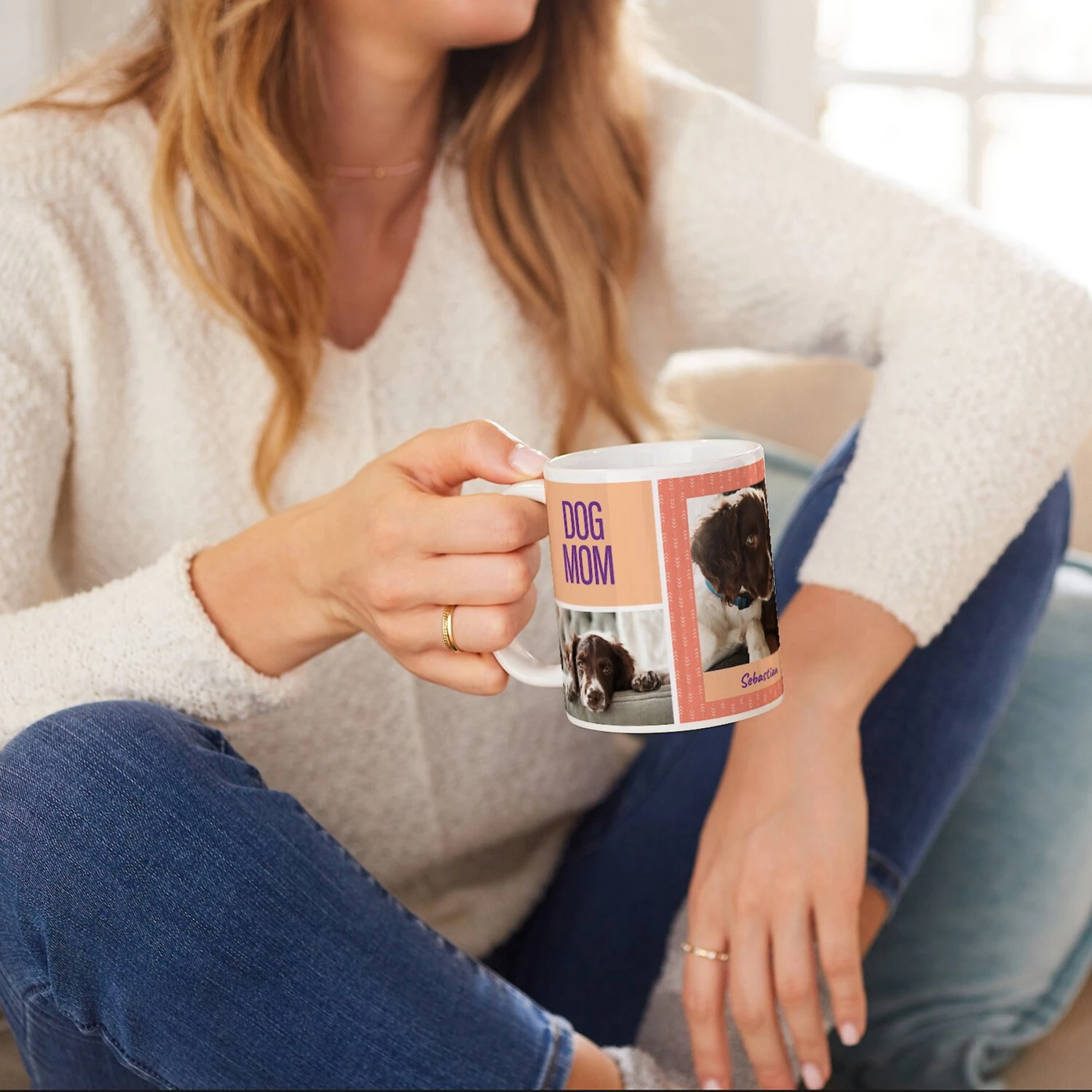 Frisco "Dog Mom" Personalized Coffee Mug, 11-oz 6 Frisco "Dog Mom" Personalized Coffee Mug, 11-oz - Image 4