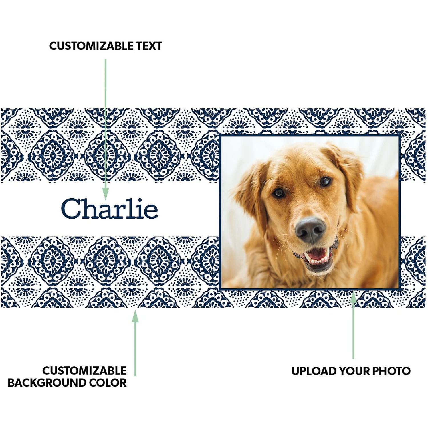 Frisco Boho Damask Personalized Coffee Mug 4 Frisco Boho Damask Personalized Coffee Mug - Image 2