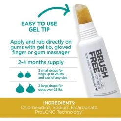 TevraPet Brush Free Dog & Cat Oral Gel 15 TevraPet Brush Free Dog & Cat Oral Gel -Furry Friends 250923 PT5. AC SS1800 V1614179553