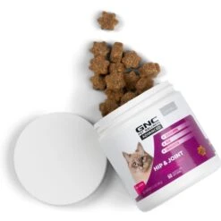 GNC Pets Advanced Hip & Joint Support Chicken Flavor Soft Chews Cat Supplement, 60 Count -Furry Friends 251340 PT3. AC SS1800 V1614725537