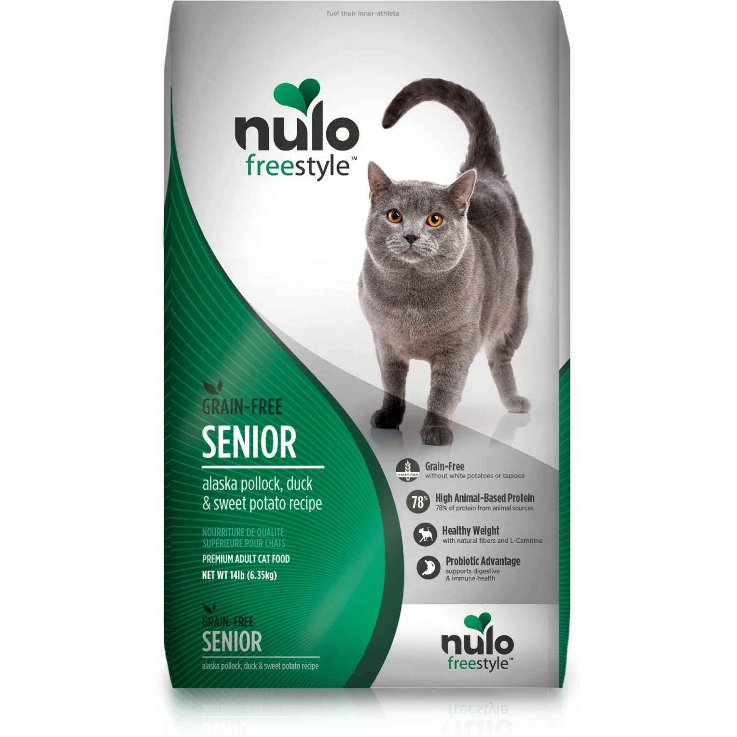 Nulo Freestyle Senior Alaska Pollock, Duck & Sweet Potato Recipe Grain-Free Dry Cat Food 3 Nulo Freestyle Senior Alaska Pollock, Duck & Sweet Potato Recipe Grain-Free Dry Cat Food