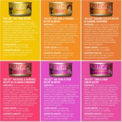 Tiki Cat Seafood Selects Variety Pack Grain-Free Wet Cat Food, 2.8-oz, Case Of 36 13 Tiki Cat Seafood Selects Variety Pack Grain-Free Wet Cat Food, 2.8-oz, Case Of 36 -Furry Friends 254321 PT2. AC SS1800 V1672952065