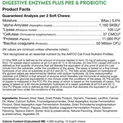 NaturVet Quiet Moments Soft Chews Calming Supplement For Cats & NaturVet Digestive Enzymes Plus Probiotic Soft Chews Digestive Supplement For Cats -Furry Friends 255713 PT8. AC SS1800 V1676411213