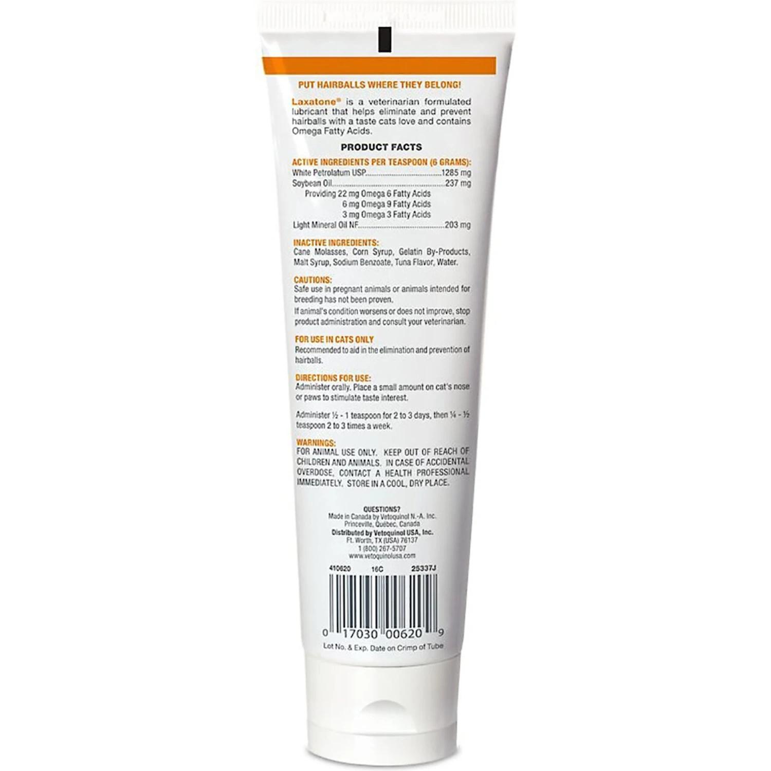 Vetoquinol Laxatone Tuna Flavored Gel Hairball Control Supplement For Cats & Emerald Pet Hairball Support Grain-Free Cat Soft Chews 5 Vetoquinol Laxatone Tuna Flavored Gel Hairball Control Supplement For Cats & Emerald Pet Hairball Support Grain-Free Cat Soft Chews - Image 3