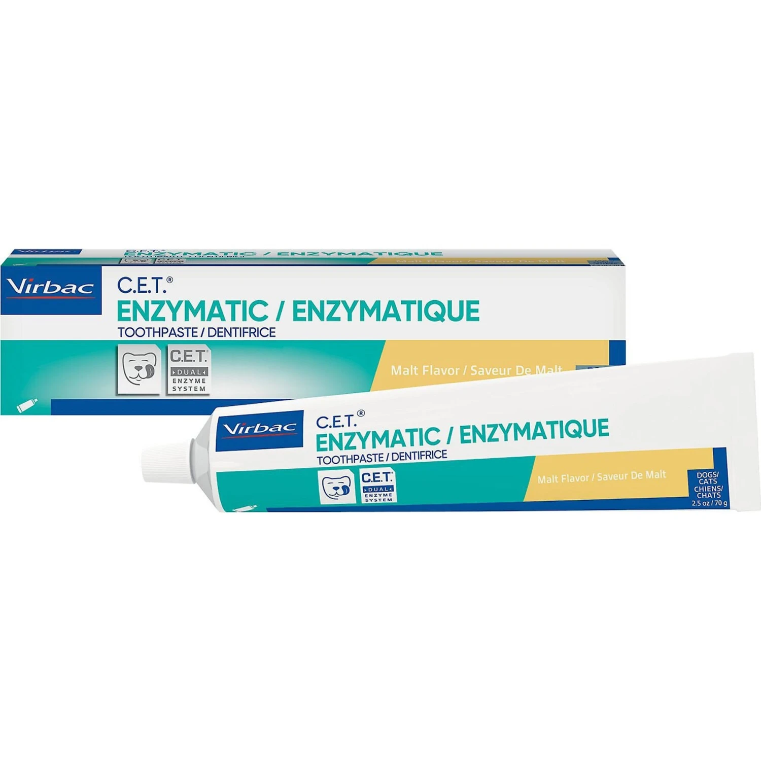 Virbac C.E.T. Dog & Cat Toothbrush & Virbac C.E.T. Enzymatic Malt Flavor Dog & Cat Toothpaste 6 Virbac C.E.T. Dog & Cat Toothbrush & Virbac C.E.T. Enzymatic Malt Flavor Dog & Cat Toothpaste - Image 4