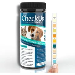 CheckUp Pet Wellness Urinalysis Testing Kit Urine Testing For Dogs & Cats