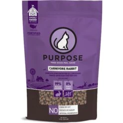 Purpose Carnivore Rabbit Freeze-Dried Grain-Free Raw Cat Food