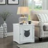Sweet Barks Wooden Side Table Cat Litter Box Enclosure -Furry Friends 258686 MAIN. AC SS1800 V1603830412