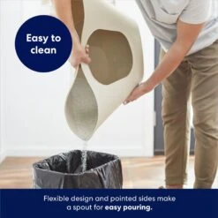 Frisco Leaf High-Sided Cat Litter Box, Large -Furry Friends 258782 PT3. AC SS1800 V1675279642