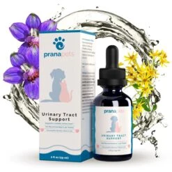Prana Pets Urinary Tract Support Medicine For Urinary Tract Infections UTI For Cats & Dogs, 2-oz Bottle