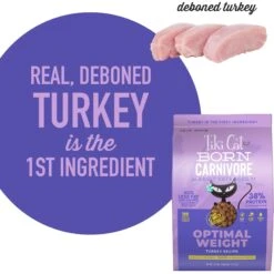 Tiki Cat Born Carnivore Light Turkey Recipe Adult Dry Cat Food, 2.8-lb Bag -Furry Friends 259090 PT3. AC SS1800 V1702938343