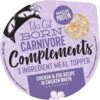 Tiki Cat Born Carnivore Complements Chicken & Egg Recipe In Chicken Broth Wet Cat Food Topper, 2.1-oz, Case Of 8