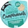 Tiki Cat Born Carnivore Complements Chicken & Salmon Recipe In Chicken Broth Wet Cat Food Topper, 2.1-oz, Case Of 8