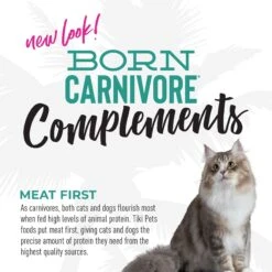 Tiki Cat Born Carnivore Complements Chicken & Salmon Recipe In Chicken Broth Wet Cat Food Topper, 2.1-oz, Case Of 8 16 Tiki Cat Born Carnivore Complements Chicken & Salmon Recipe In Chicken Broth Wet Cat Food Topper, 2.1-oz, Case Of 8 -Furry Friends 259114 PT5. AC SS1800 V1701796018