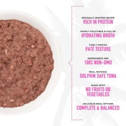 Tiki Cat Pate Tuna & Crab Surimi Recipe In Tuna Broth Wet Cat Food, 2.8-oz, Case Of 12 -Furry Friends 259126 PT4. AC SS1800 V1605312133