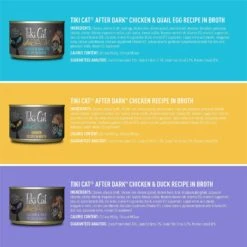 Tiki Cat After Dark Variety Pack Grain-Free Wet Cat Food, 5.5-oz, Case Of 8 -Furry Friends 259132 PT1. AC SS1800 V1657656402