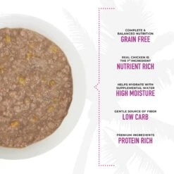 Tiki Cat Aloha Friends Chicken, Pumpkin & Duck Recipe In Broth Grain-Free Wet Cat Food, 2.5-oz, Case Of 12 -Furry Friends 259138 PT4. AC SS1800 V1657656402