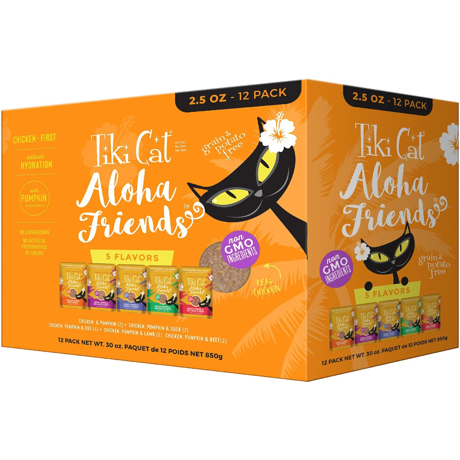 Tiki Cat Aloha Friends Chicken Variety Pack Grain-Free Wet Cat Food, 2.5-oz, Case Of 12 3 Tiki Cat Aloha Friends Chicken Variety Pack Grain-Free Wet Cat Food, 2.5-oz, Case Of 12
