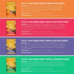 Tiki Cat Aloha Friends Chicken Variety Pack Grain-Free Wet Cat Food, 2.5-oz, Case Of 12 12 Tiki Cat Aloha Friends Chicken Variety Pack Grain-Free Wet Cat Food, 2.5-oz, Case Of 12 -Furry Friends 259146 PT2. AC SS1800 V1650467184