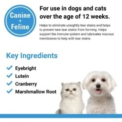 VetClassics Dog & Cat Tear Stain Remover, 4-oz Bottle 16 VetClassics Dog & Cat Tear Stain Remover, 4-oz Bottle -Furry Friends 262764 PT6. AC SS1800 V1614358881