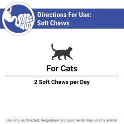 VetClassics Natural Hairball Digestive Aid Soft Chews Cat Supplement, 50 Count -Furry Friends 262786 PT7. AC SS1800 V1614359231