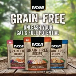 Evolve Turkey Stew With Vegetables In Gravy Grain-Free Wet Pouch Cat Food, 3-oz Pouch, Case Of 24 19 Evolve Turkey Stew With Vegetables In Gravy Grain-Free Wet Pouch Cat Food, 3-oz Pouch, Case Of 24 -Furry Friends 262862 PT8. AC SS1800 V1606864336