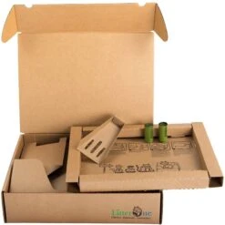 Litter One Biodegradable Disposable Cat Litter Box Kit -Furry Friends 262935 PT3. AC SS1800 V1606823224