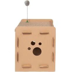 Tiger Tough Condo Hideaway Corrugated Cat Scratcher -Furry Friends 263112 PT3. AC SS1800 V1612412820