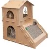 Tiger Tough Townhouse Playground Corrugated Cat Scratcher -Furry Friends 263114 MAIN. AC SS1800 V1612404111