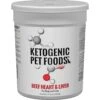 Ketogenic Pet Food Beef Heart & Liver Freeze-Dried Dog & Cat Food, 19.5-oz Canister -Furry Friends 263290 MAIN. AC SS1800 V1607102301