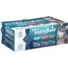 Blue Buffalo Tastefuls Salmon, Chicken, Ocean Fish & Tuna Entrées Variety Pack Pate Wet Cat Food, 3-oz Can, Case Of 12 -Furry Friends 264515 MAIN. AC SS1800 V1689356433