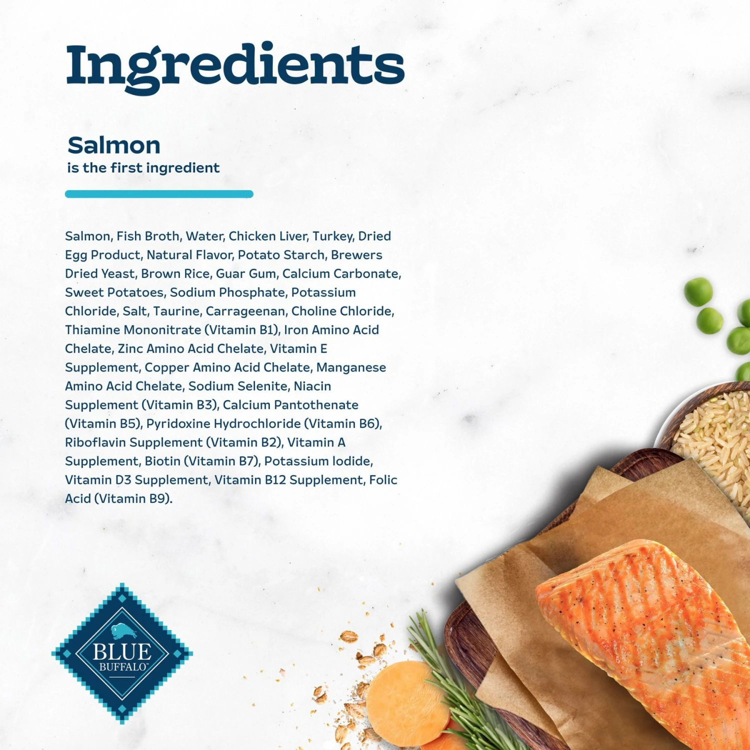 Blue Buffalo Tastefuls Salmon Entrée In Gravy Flaked Wet Cat Food, 3-oz Can, Case Of 24 7 Blue Buffalo Tastefuls Salmon Entrée In Gravy Flaked Wet Cat Food, 3-oz Can, Case Of 24 - Image 5