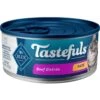 Blue Buffalo Tastefuls Beef Entrée Pate Wet Cat Food, 5.5-oz Can, Case Of 24 -Furry Friends 264537 MAIN. AC SS1800 V1630732902